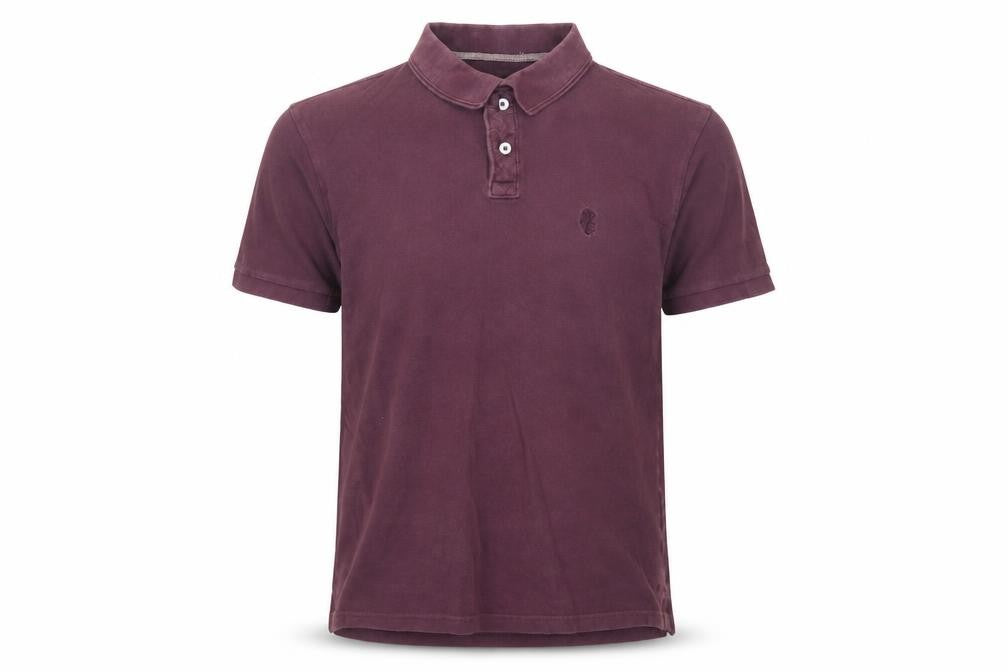Capsule Mens Purple Cotton Polo Size L Collared Pullover