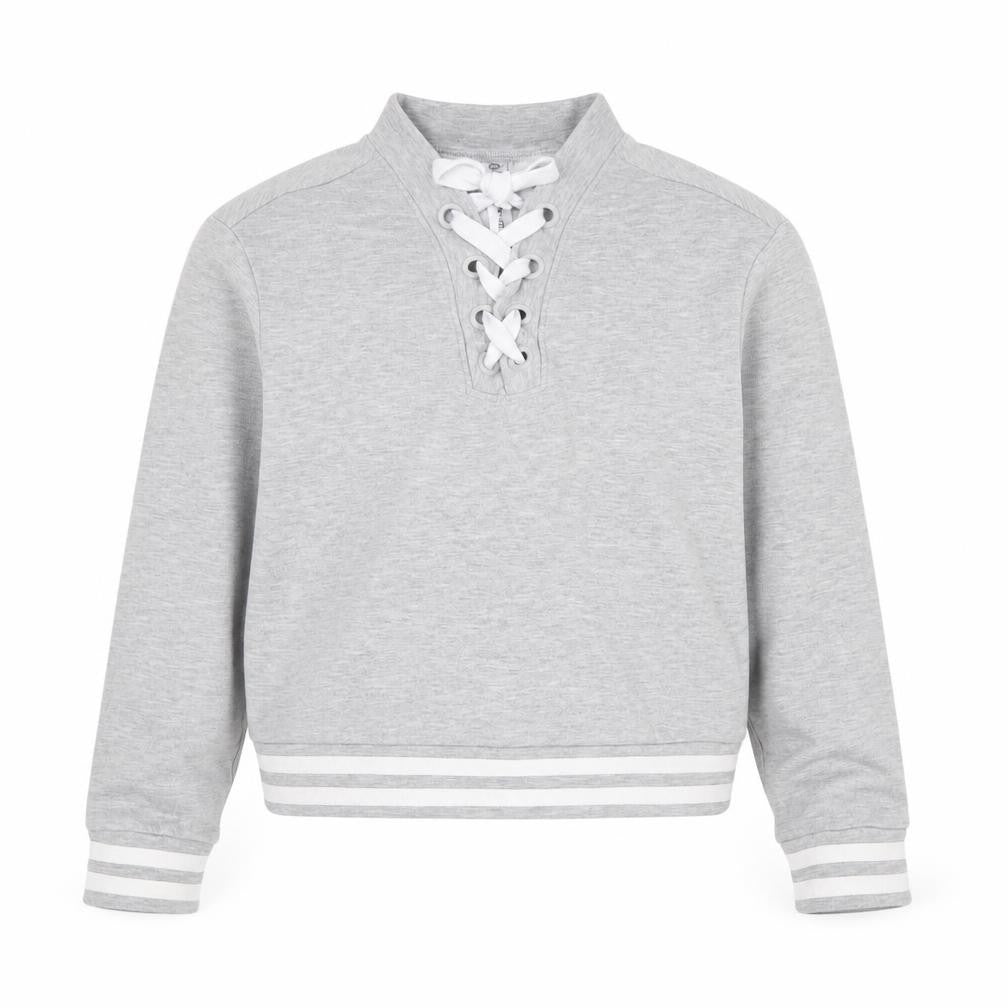 90 Degree Girls Grey Rayon Pullover Sweatshirt Size M Pullover
