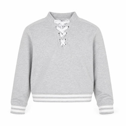 90 Degree Girls Grey Rayon Pullover Sweatshirt Size M Pullover