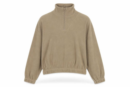 Primark Womens Brown Polyester Pullover Sweatshirt Size 4 Zip