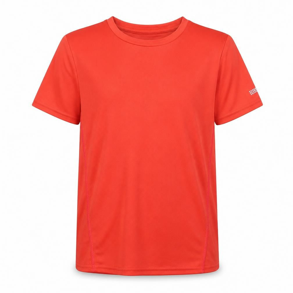 XLR8 Boys Red Polyester Pullover T-Shirt Size 9-10 Years Round Neck Pullover
