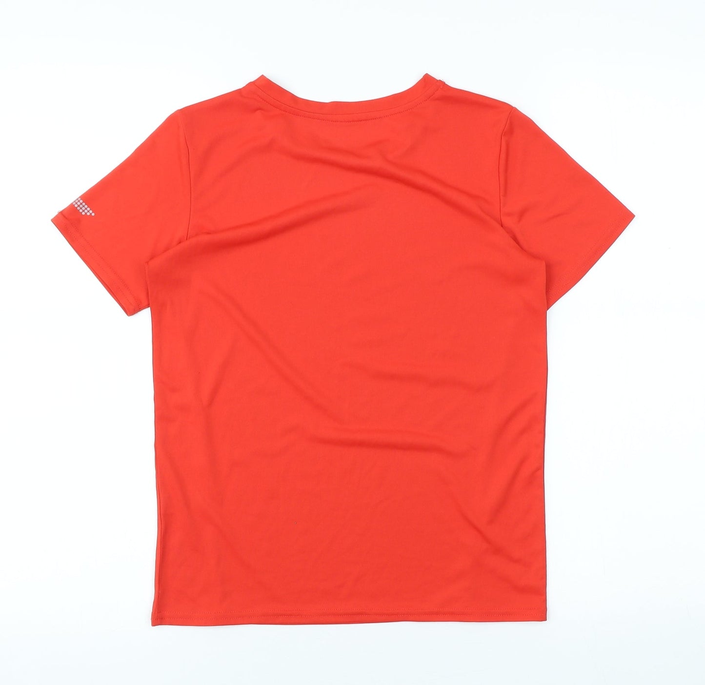 XLR8 Boys Red Polyester Pullover T-Shirt Size 9-10 Years Round Neck Pullover