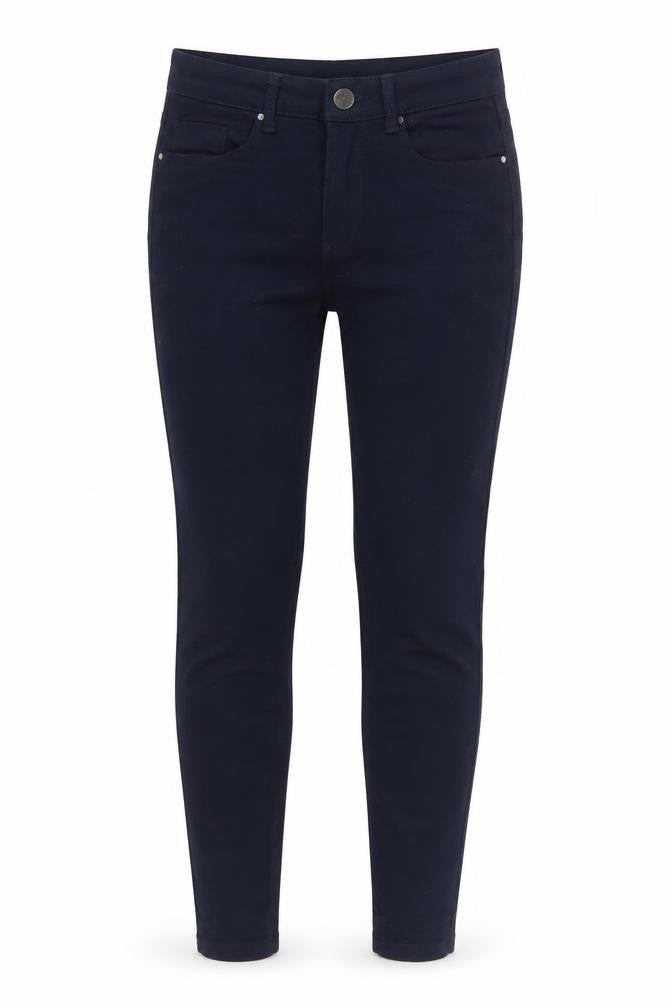 Dunnes Womens Blue Cotton Skinny Jeans Size 8 L29 in Regular Zip
