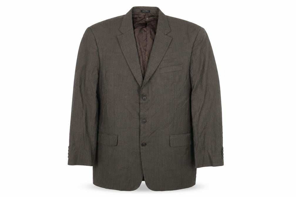 Stafford Mens Green Wool Jacket Suit Jacket Size 46