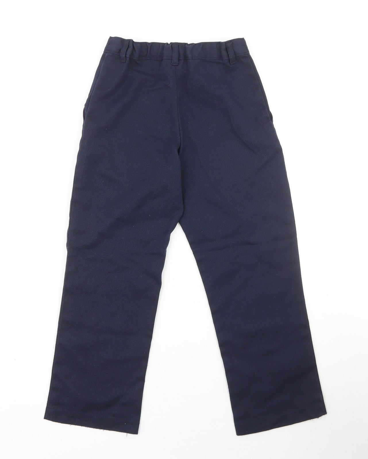 George Boys Blue Polyester Carpenter Trousers Size 5-6 Years Regular Hook & Loop