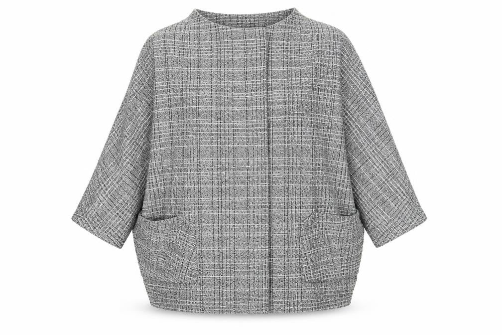 Atmosphere Womens Grey V-Neck Polyester Cardigan Jumper Size 18