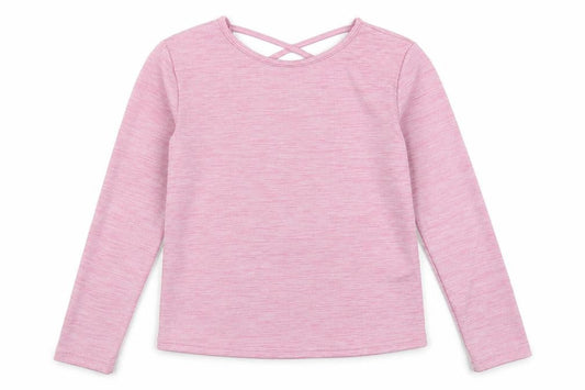 Dunnes Girls Pink Polyester Pullover T-Shirt Size 8-9 Years Crew Neck Pullover