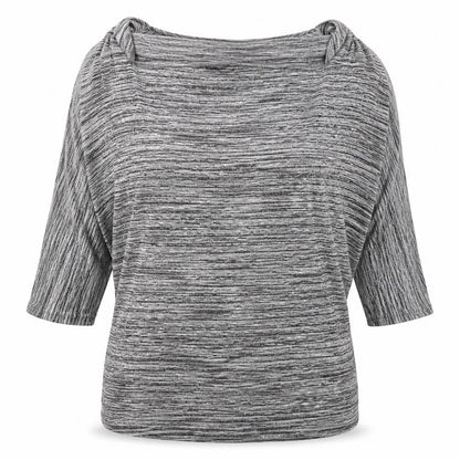 Finella Womens Grey Round Neck Polyester Pullover Jumper Size L