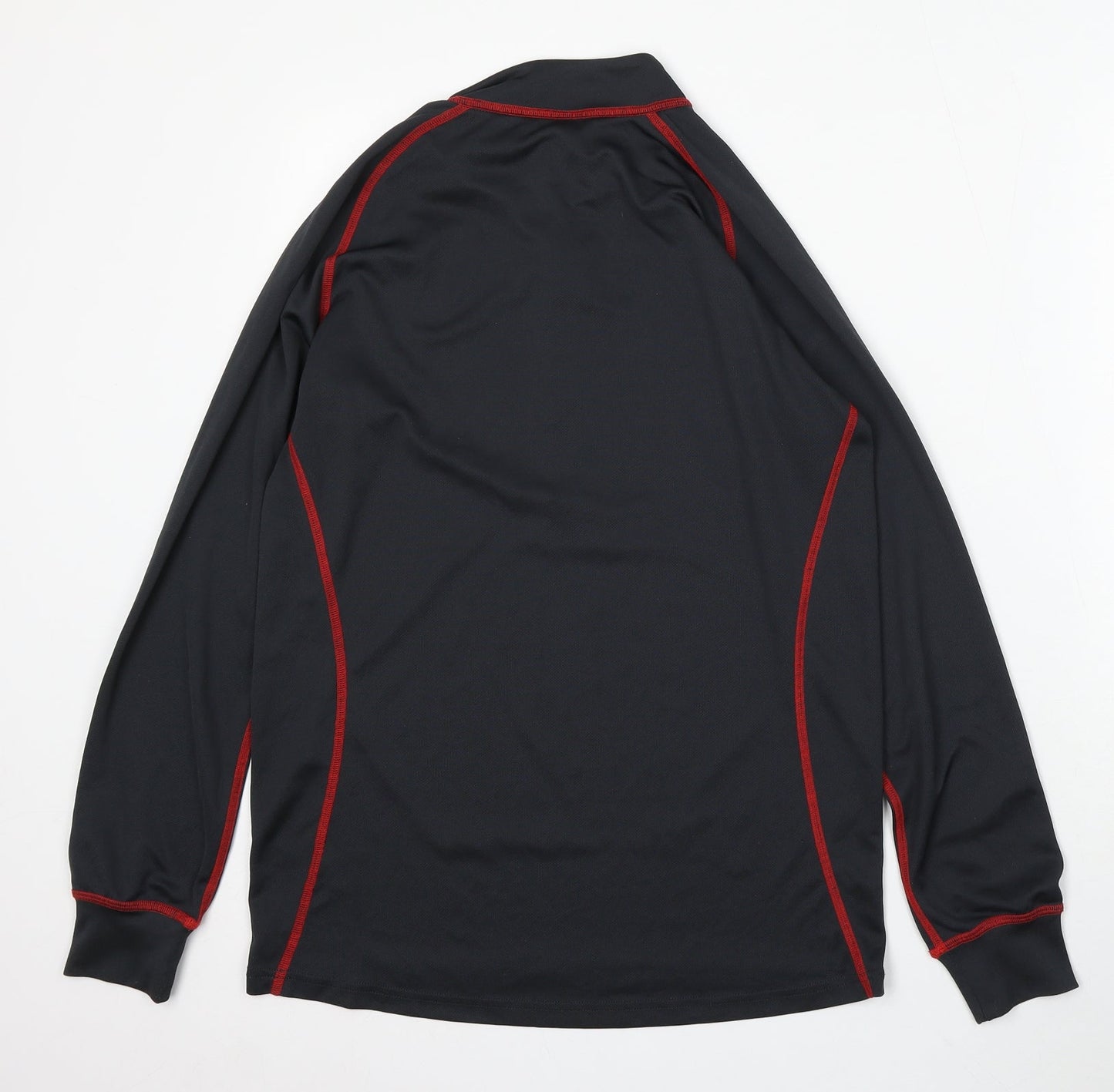 DHB Womens Black Polyester Pullover Sweatshirt Size M Zip