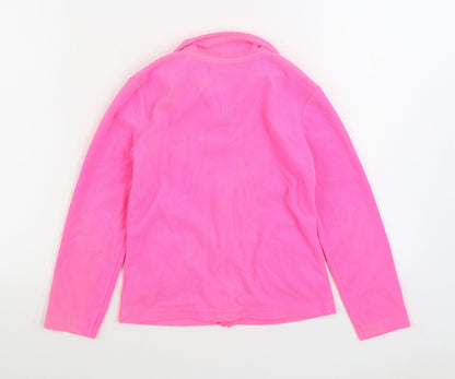 Dunnes Girls Pink Jacket Size 9 Years Zip