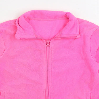 Dunnes Girls Pink Jacket Size 9 Years Zip