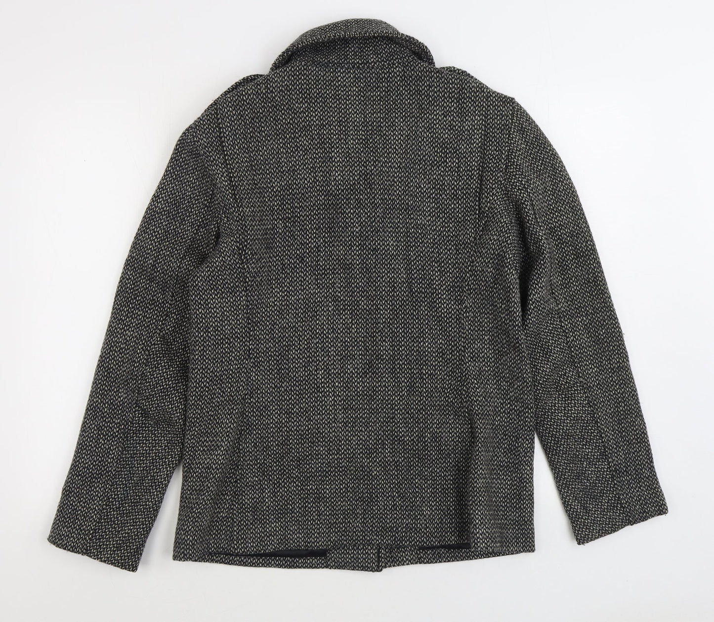 Gap Womens Grey Overcoat Coat Size 12 Button
