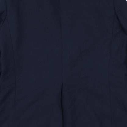 Classics Mens Blue Polyester Jacket Suit Jacket Size 44