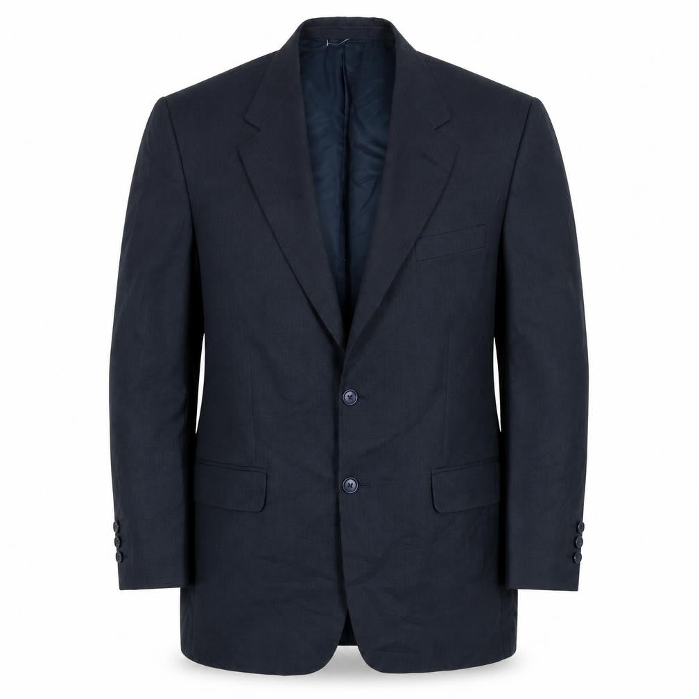 Greenwoods Mens Blue Polyester Jacket Suit Jacket Size 42