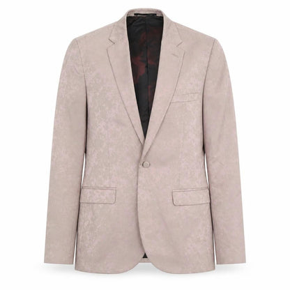 Swear & Mason Womens Pink Floral Polyester Jacket Suit Jacket Size M