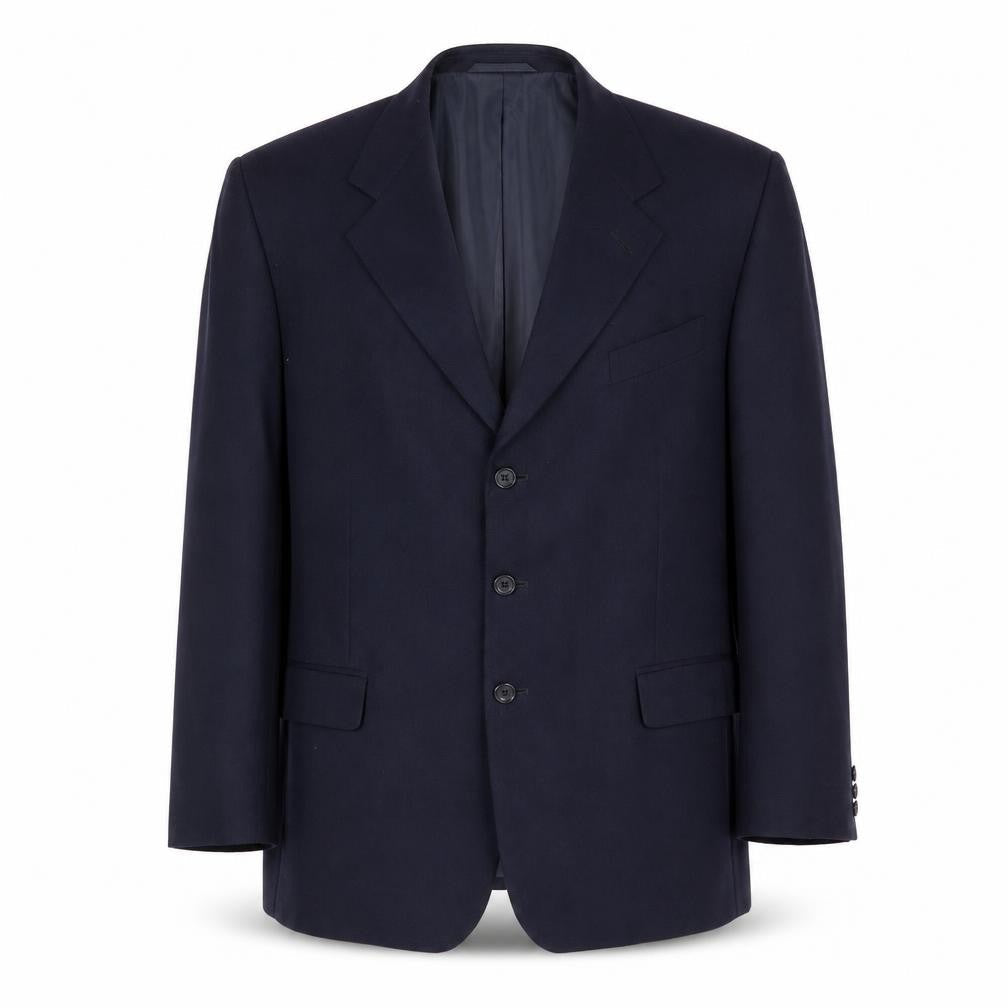 Scott International Mens Blue Polyester Jacket Suit Jacket Size 44