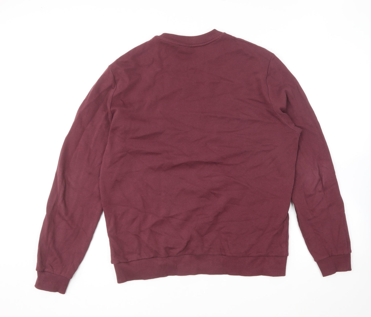 ASOS Mens Purple Cotton Pullover Sweatshirt Size M