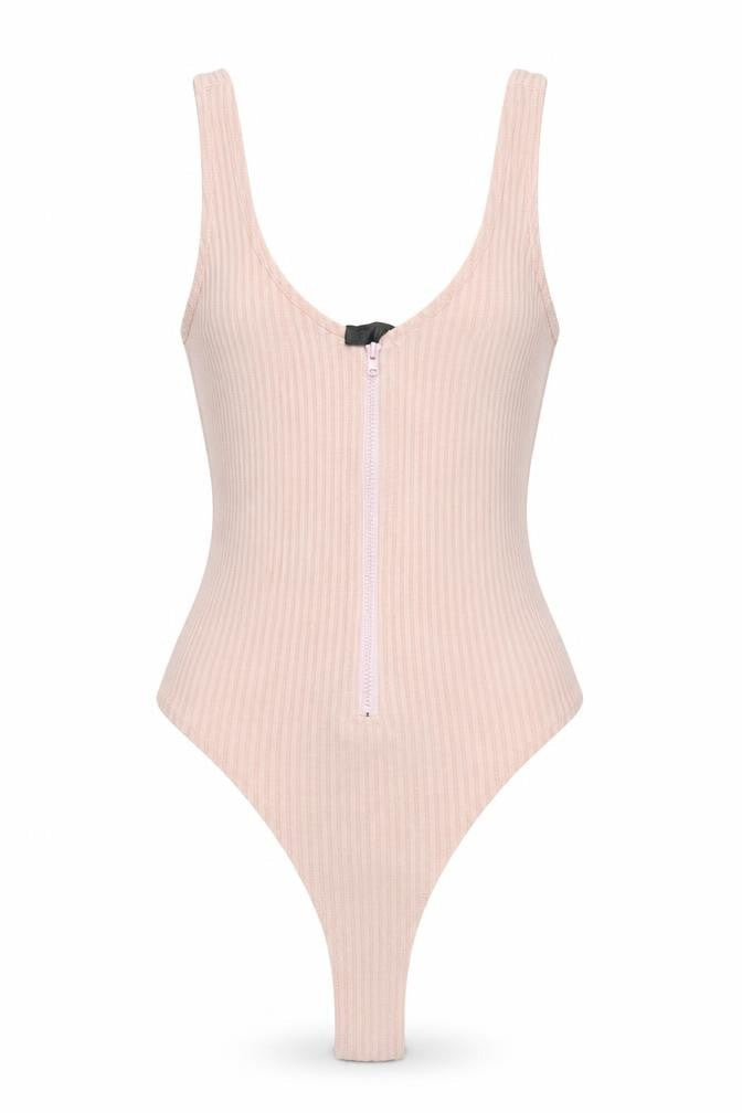Love & Other Things Womens Pink Polyester Bodysuit One-Piece Size XS Snap
