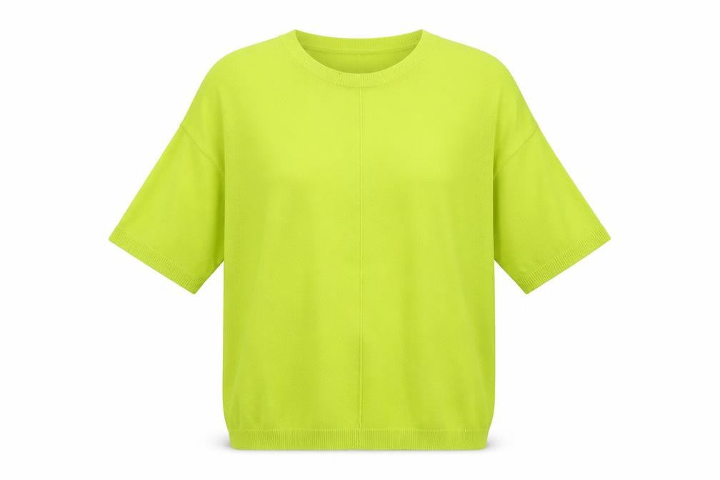 Warehouse Womens Green Round Neck Viscose Pullover Jumper Size S