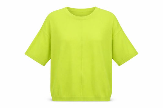 Warehouse Womens Green Round Neck Viscose Pullover Jumper Size S