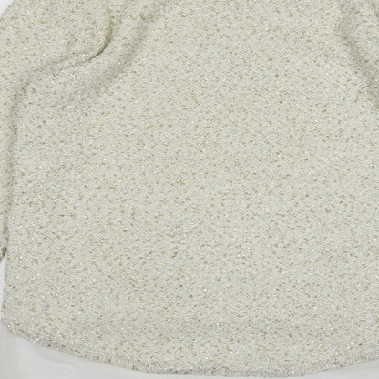 Zara Womens Beige Round Neck Polyester Pullover Jumper Size L