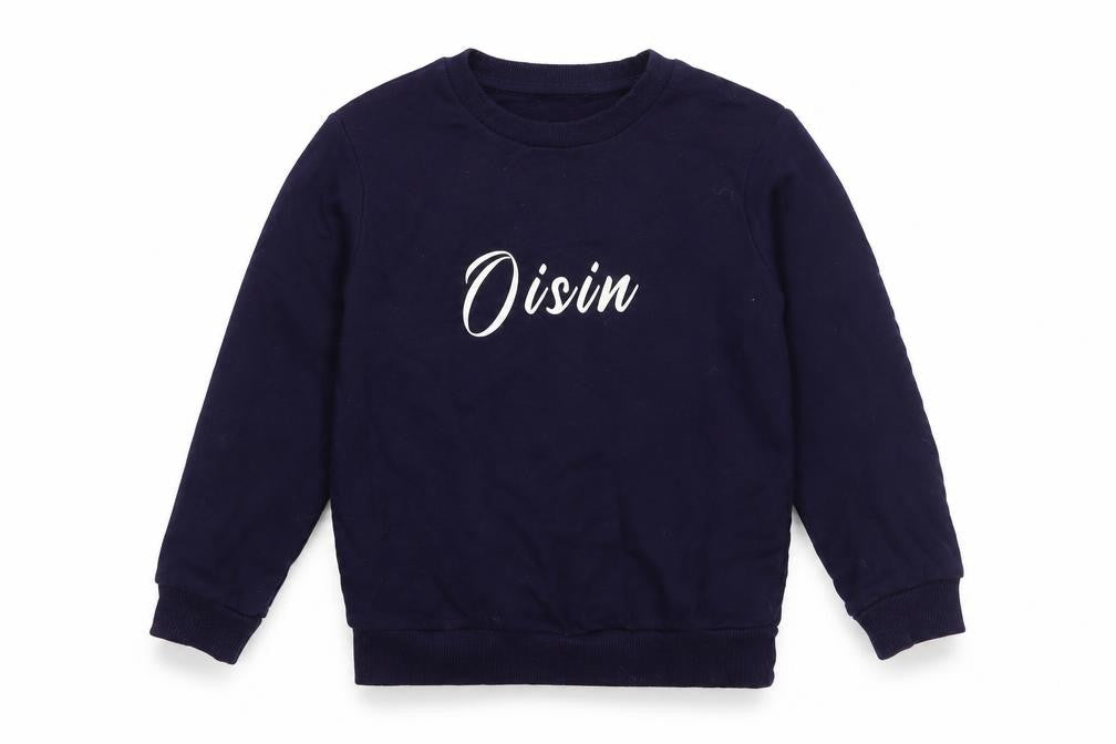 Studio Boys Blue Cotton Pullover Sweatshirt Size 5-6 Years Pullover - Oisin