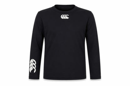 Canterbury Girls Black Polyester Pullover T-Shirt Size 7-8 Years Crew Neck Pullover