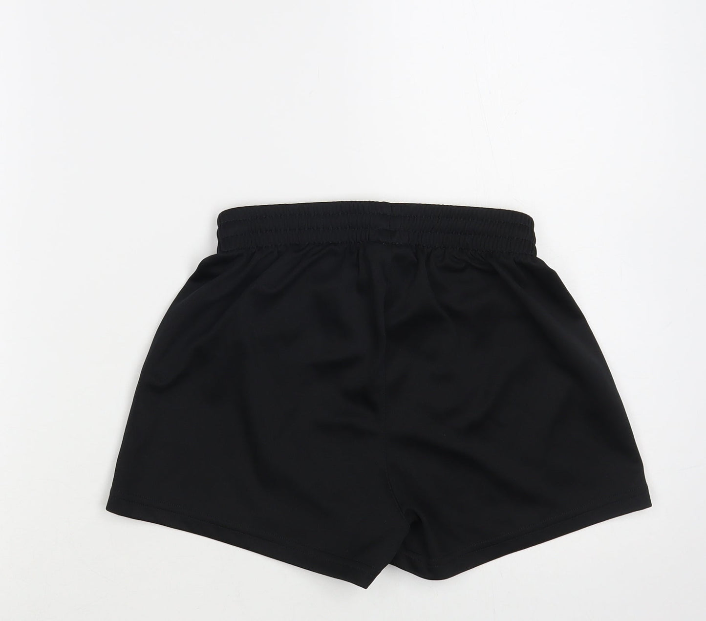 Kempa Womens Black Polyester Sweat Shorts Size S L3 in Regular Drawstring