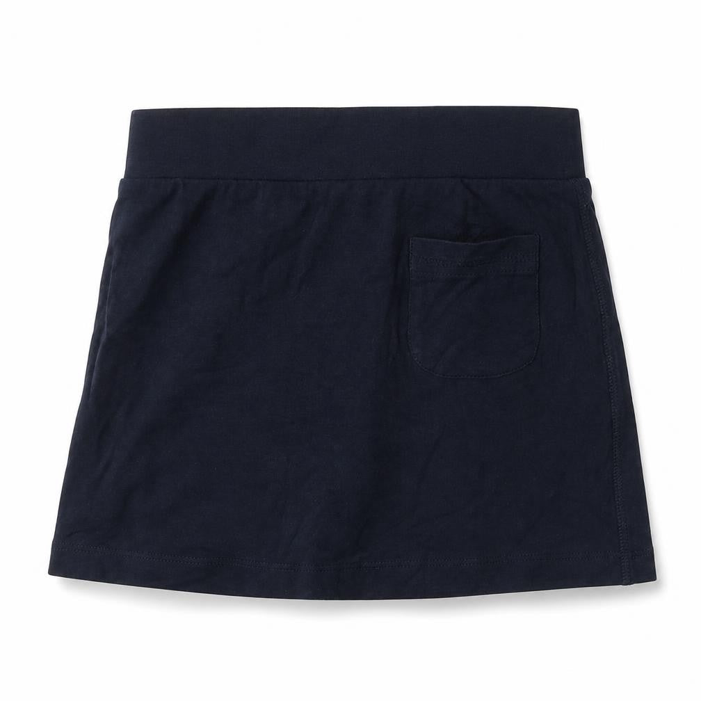 Marks & Spencer Girls Blue Cotton A-Line Skirt Size 4-5 Years Regular