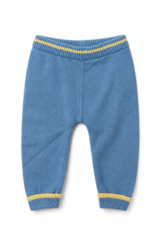 Monsoon Boys Blue Polyester Jogger Trousers Size 9-12 Months