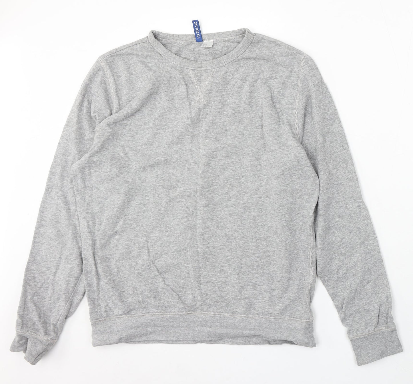 Divided by H&M Womens Grey Cotton Pullover Sweatshirt Size M