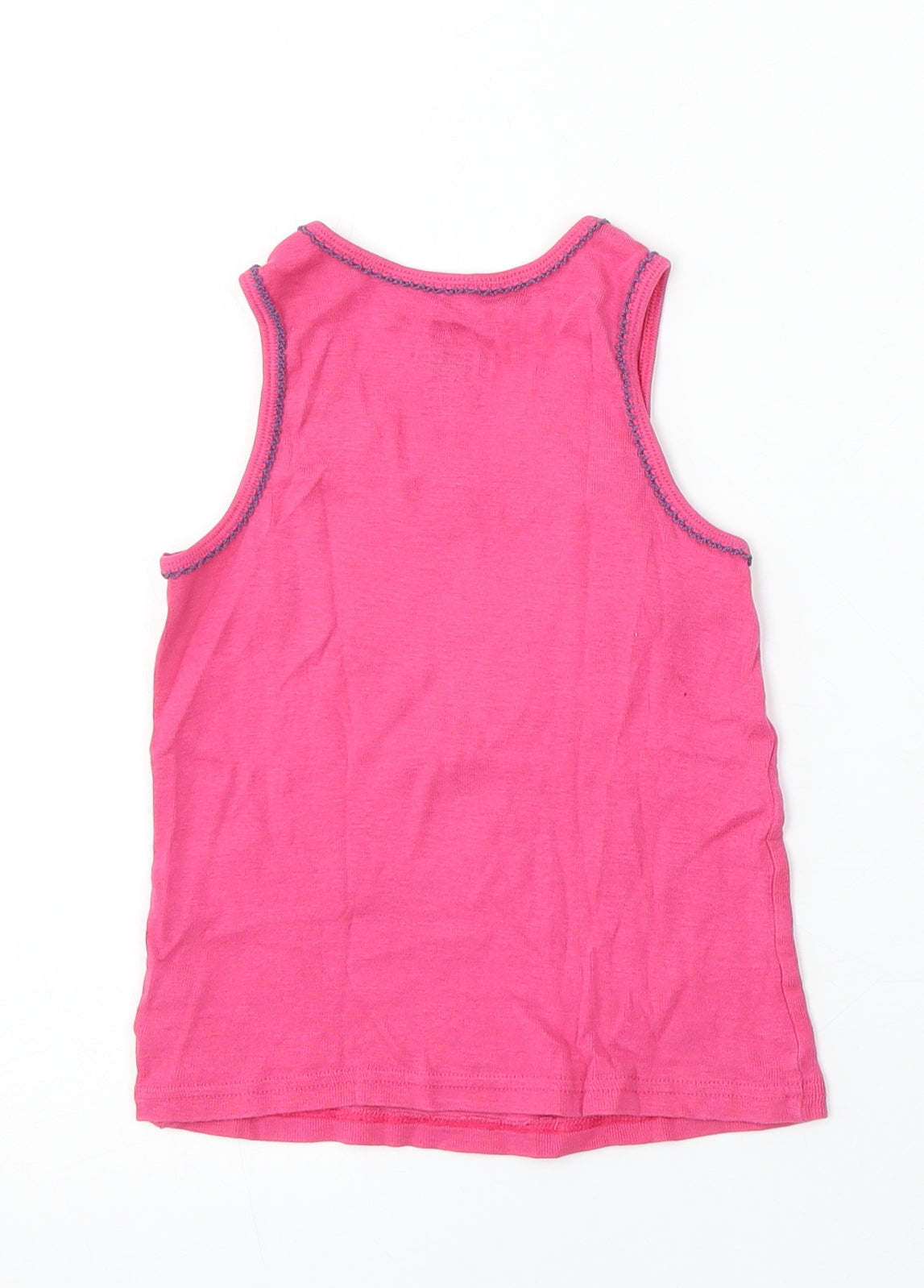 Lupilu Girls Pink Polyester Basic Tank Size 4-5 Years Round Neck