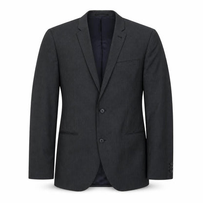 Next Mens Grey Striped Polyester Jacket Suit Jacket Size L