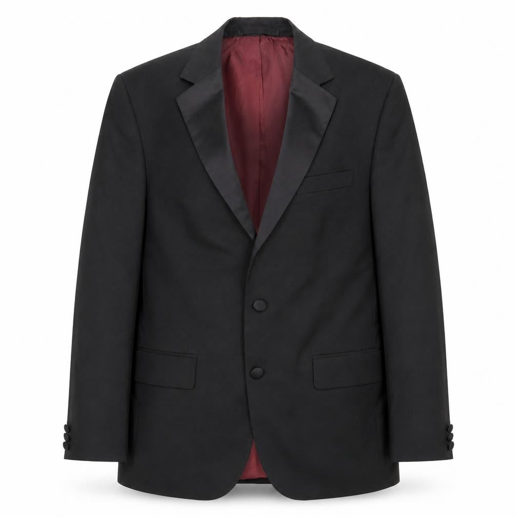 Marks & Spencer Mens Black Polyester Jacket Suit Jacket Size 38