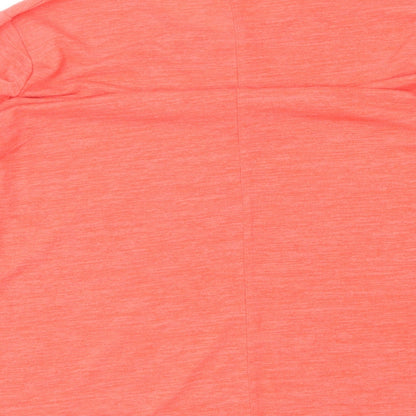 Dunnes Womens Red Round Neck Polyester Pullover Jumper Size XL