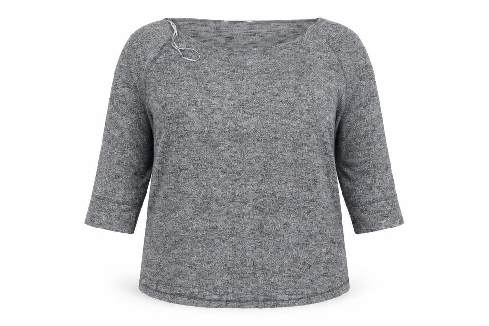 George Womens Grey Round Neck Viscose Pullover Jumper Size 14