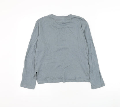 Zara Girls Grey Cotton Pullover Sweatshirt Size 10 Years Pullover