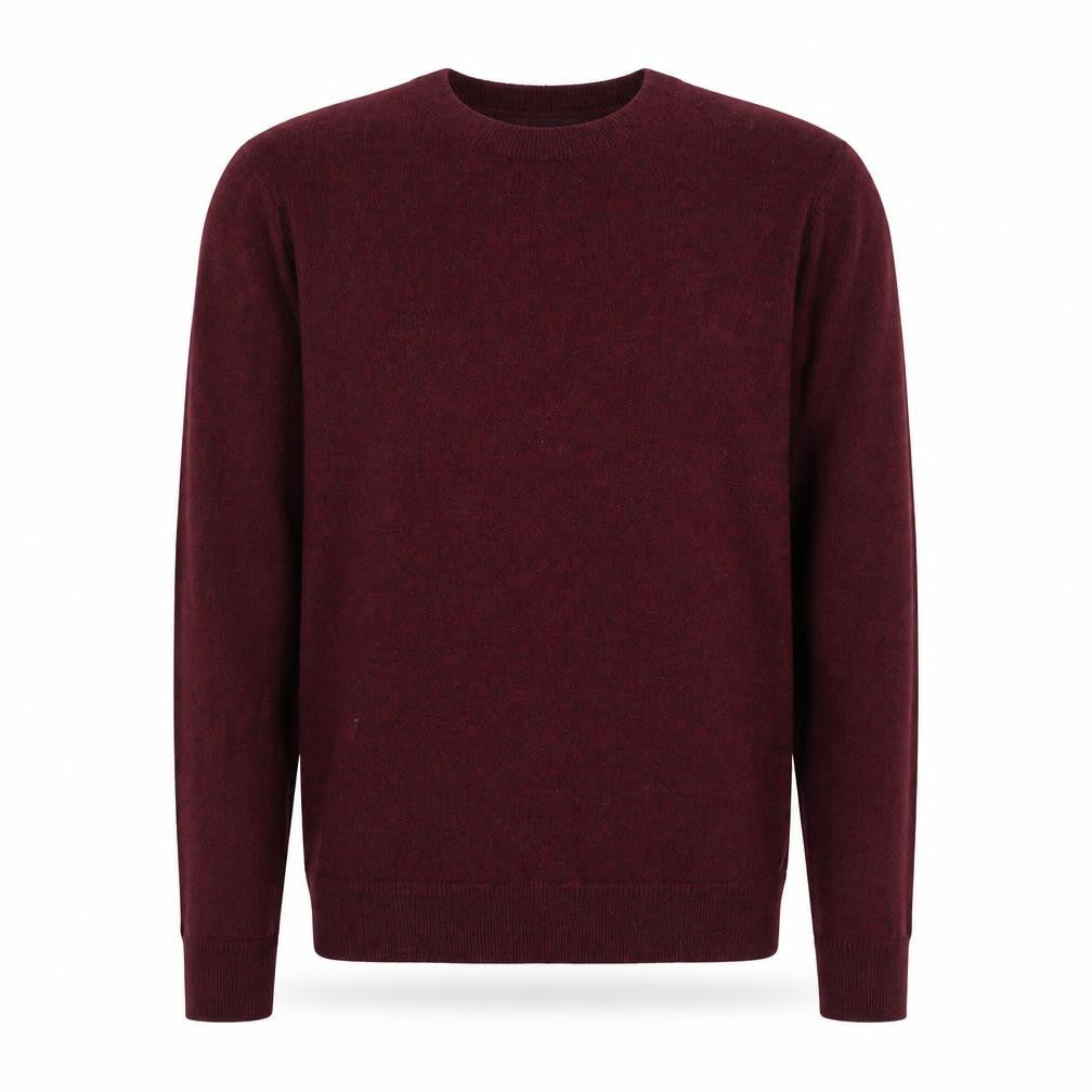 Topman Mens Red Round Neck Cotton Pullover Jumper Size M