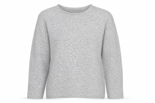 Zara Womens Grey Round Neck Polyester Pullover Jumper Size S