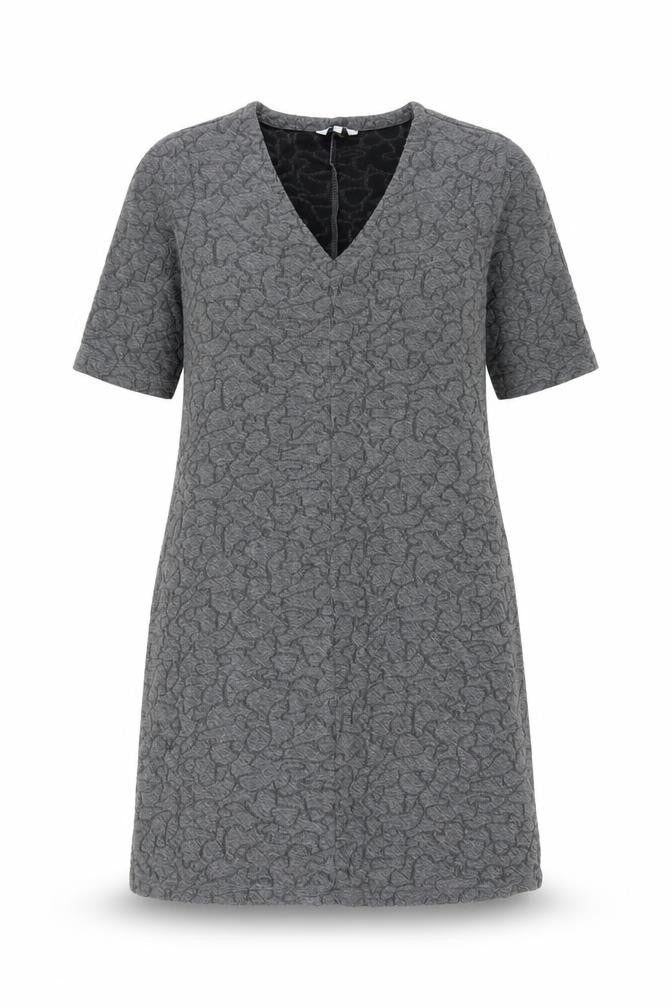 Sandwich Womens Grey Polyester A-Line Size M V-Neck Pullover