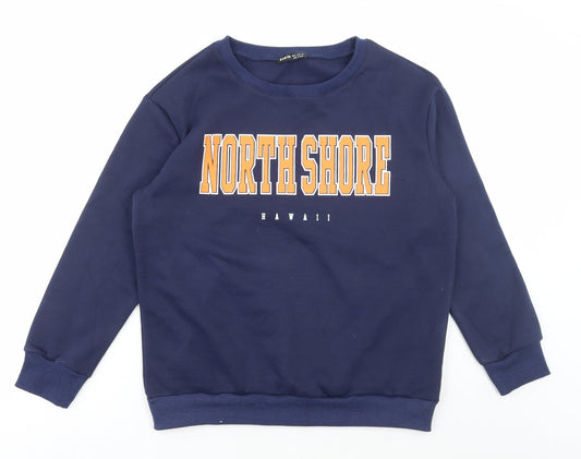 SheIn Womens Blue Polyester Pullover Sweatshirt Size M Pullover - North Shore Hawaii