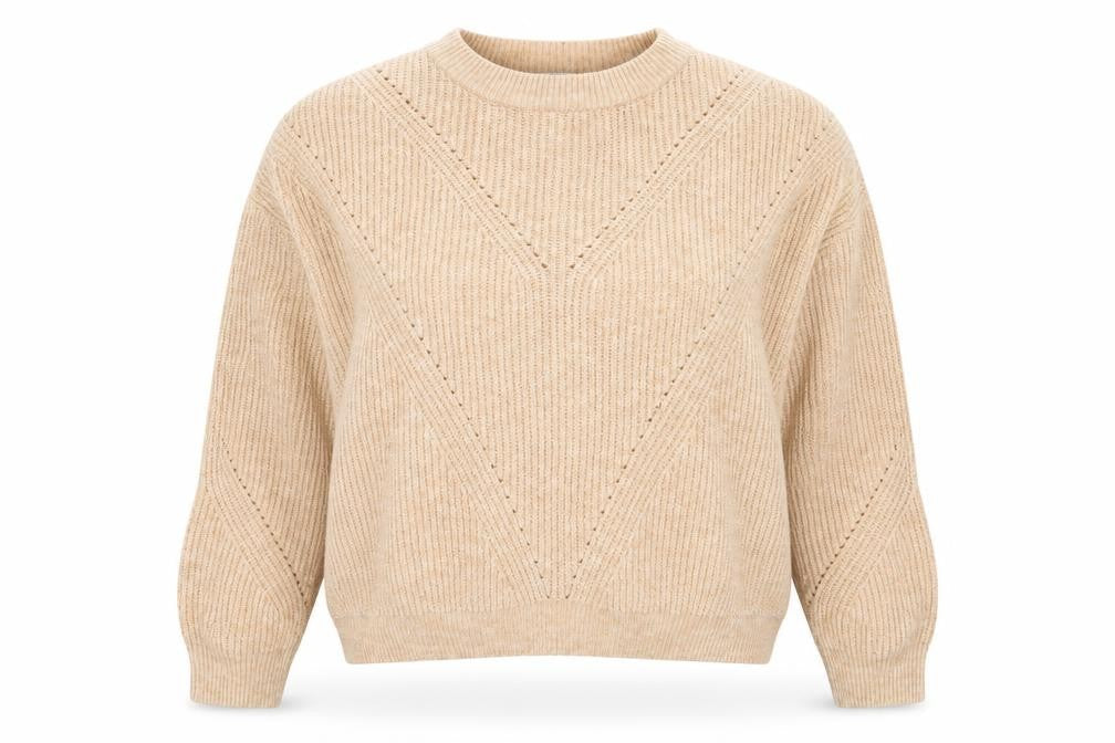 Primark Womens Pink Round Neck Acrylic Pullover Jumper Size XL