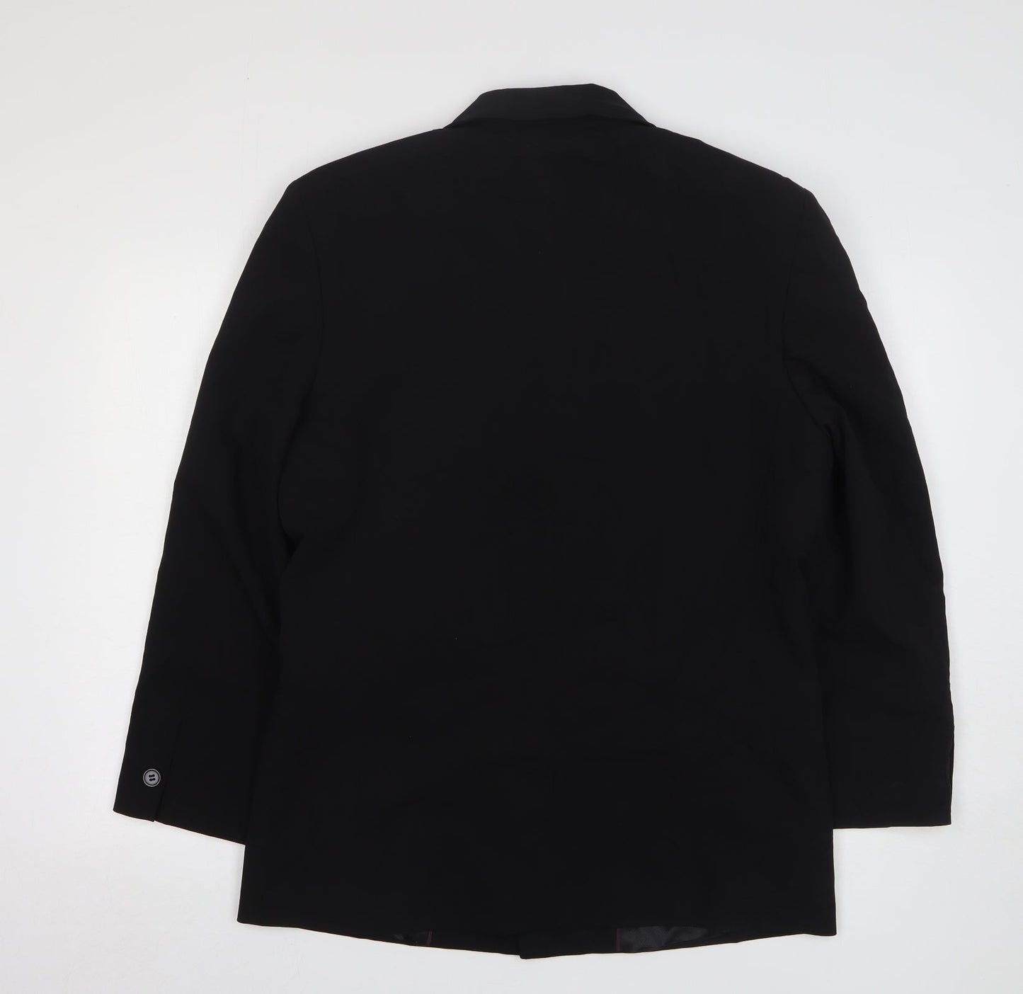Butler and Webb Mens Black Polyester Jacket Suit Jacket Size 38