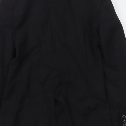Et Vous Womens Black Polyester Jacket Suit Jacket Size 8