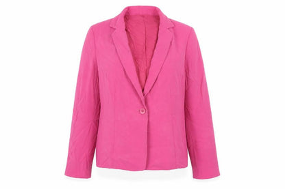 Planet Womens Pink Triacetate Jacket Suit Jacket Size 10