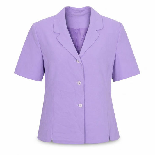 Isabelle Womens Purple Polyester Jacket Suit Jacket Size 12