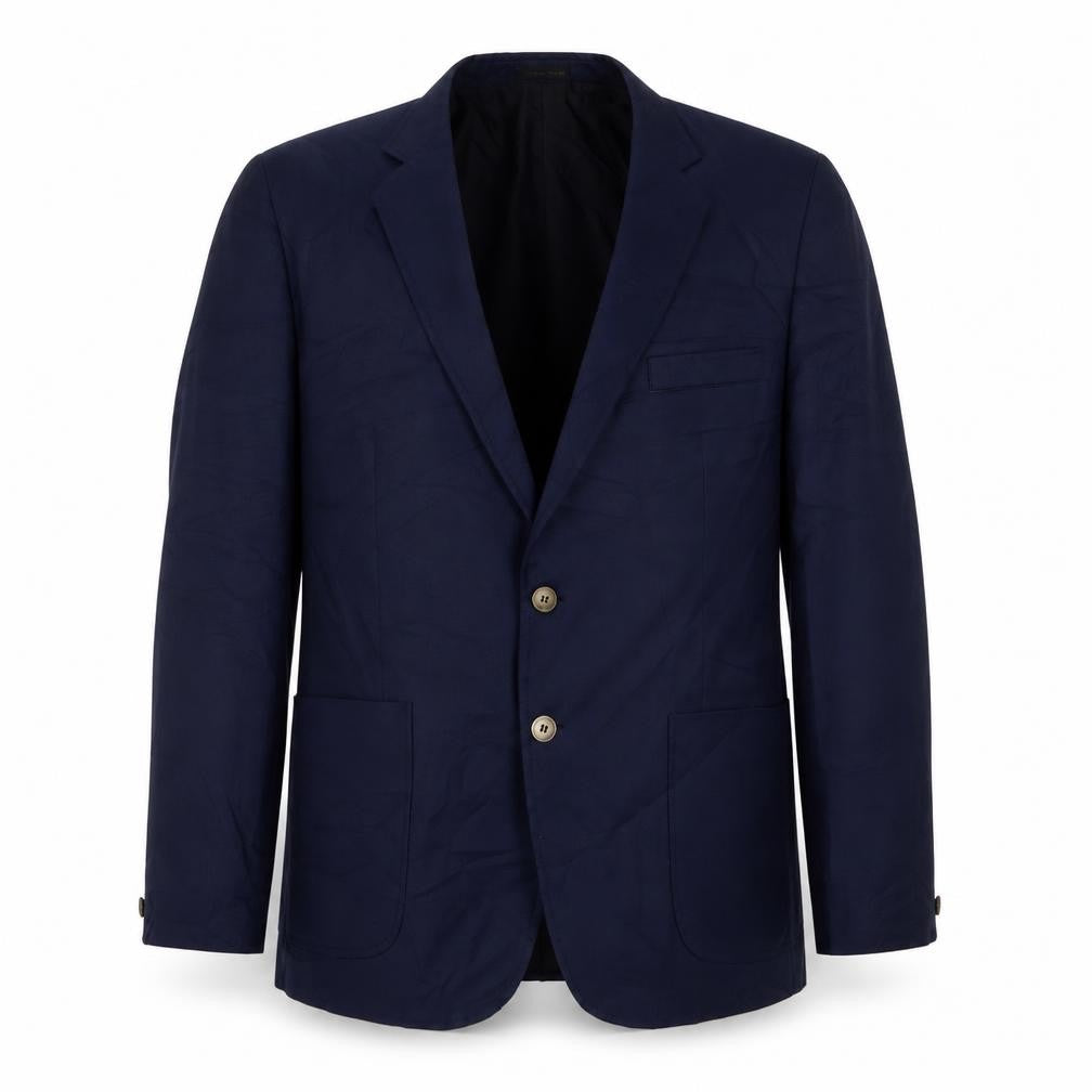 Vineclose Mens Blue Polyester Jacket Suit Jacket Size 44