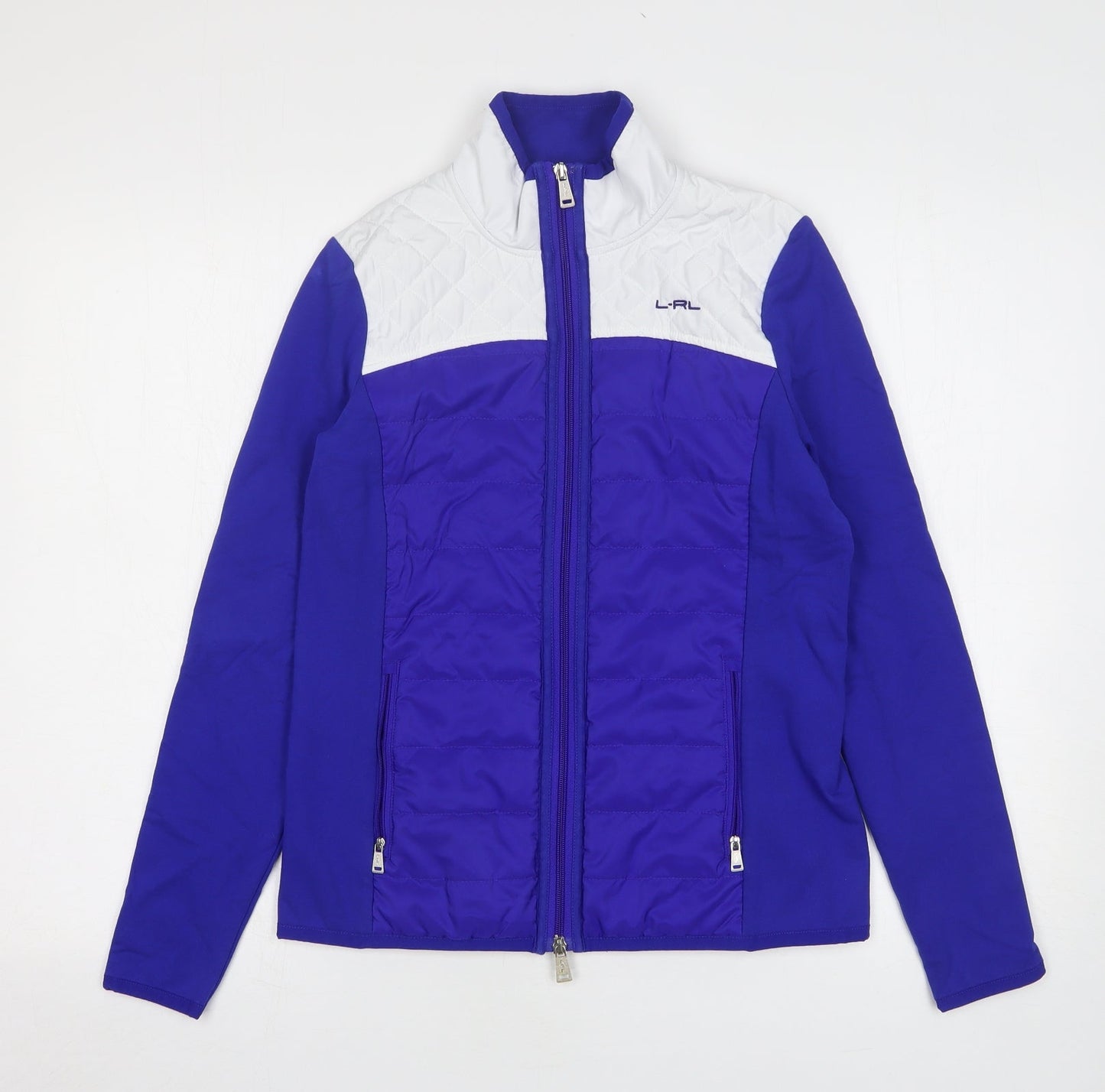 Lauren Active Womens Blue Jacket Size S Zip