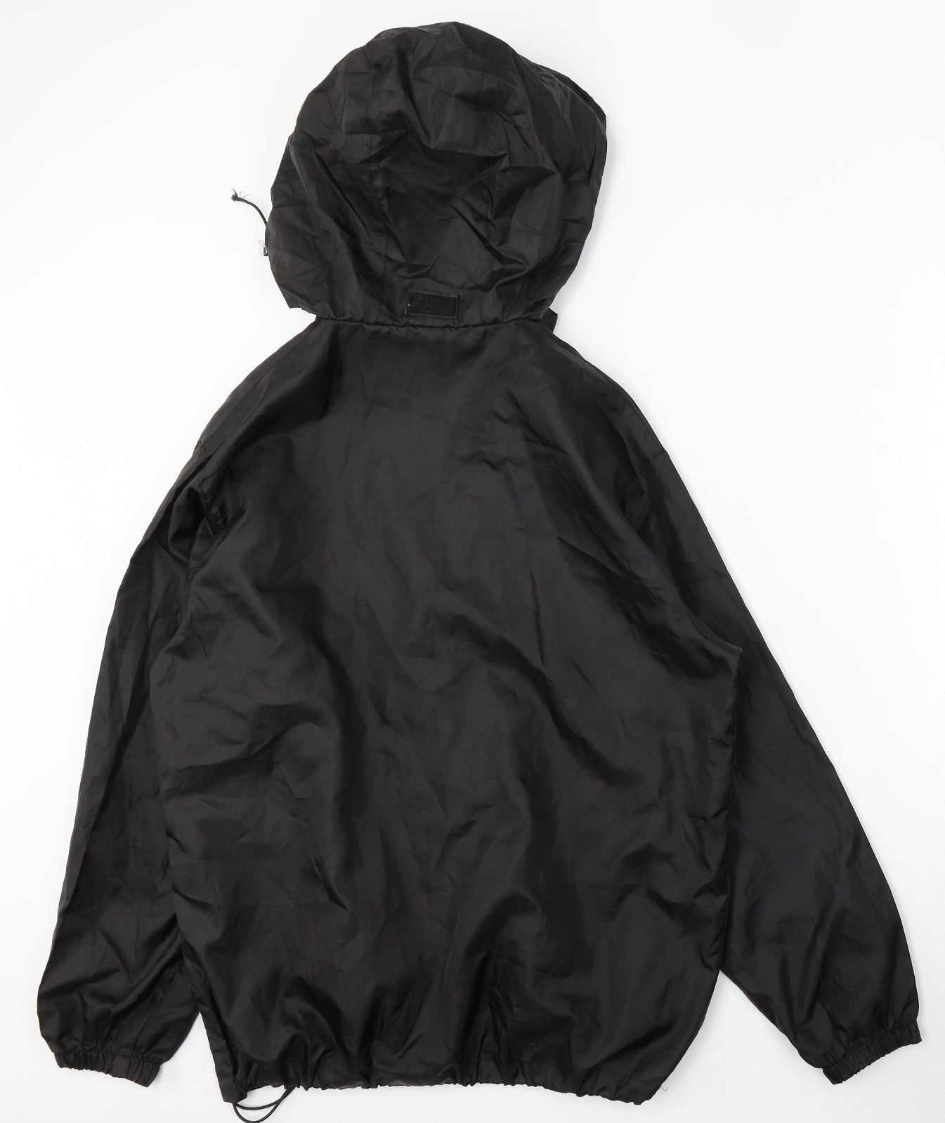 Denim & Co. Womens Black Jacket Size 12 Zip