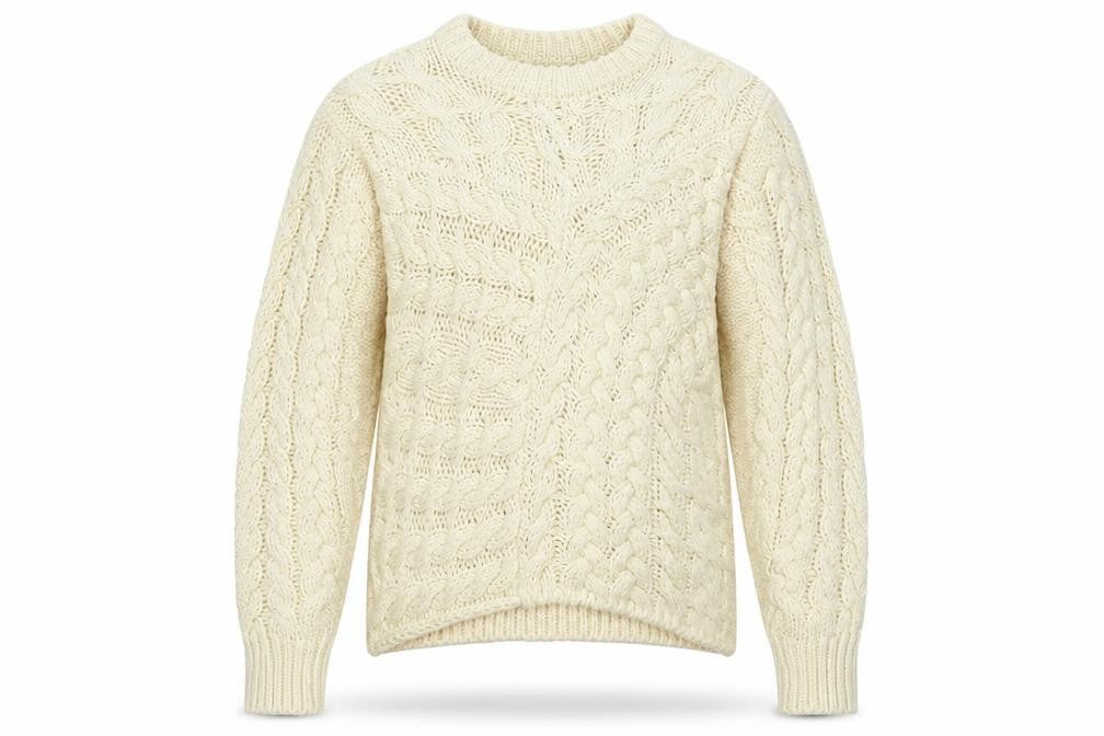 Marks & Spencer Womens Yellow Round Neck Acrylic Pullover Jumper Size S